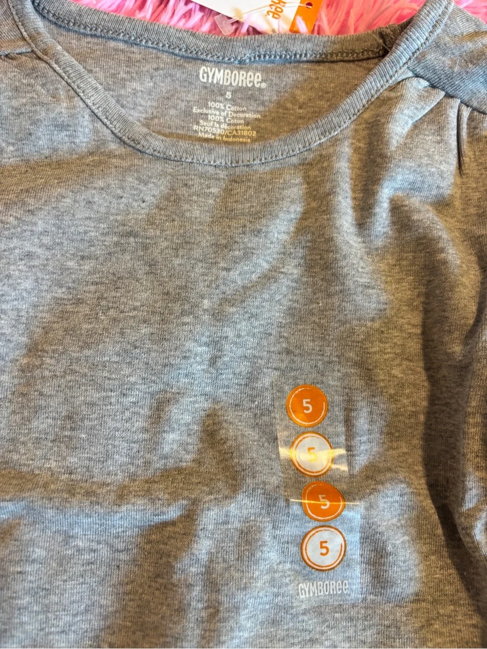 Gymboree Girls' Gray Long-Sleeve Tee